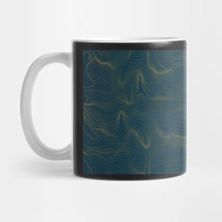 Dynamic wave pattern Mug